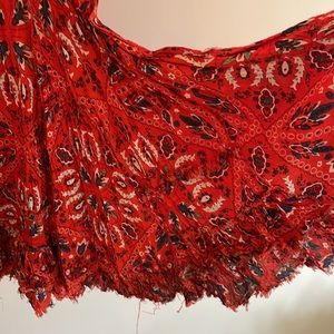 Free People Bandana Maxi Skirt